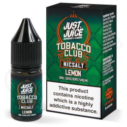 Just Juice Tobacco Club Lemon (Tütün ve Limon) E-Likit - BuharAVM -...