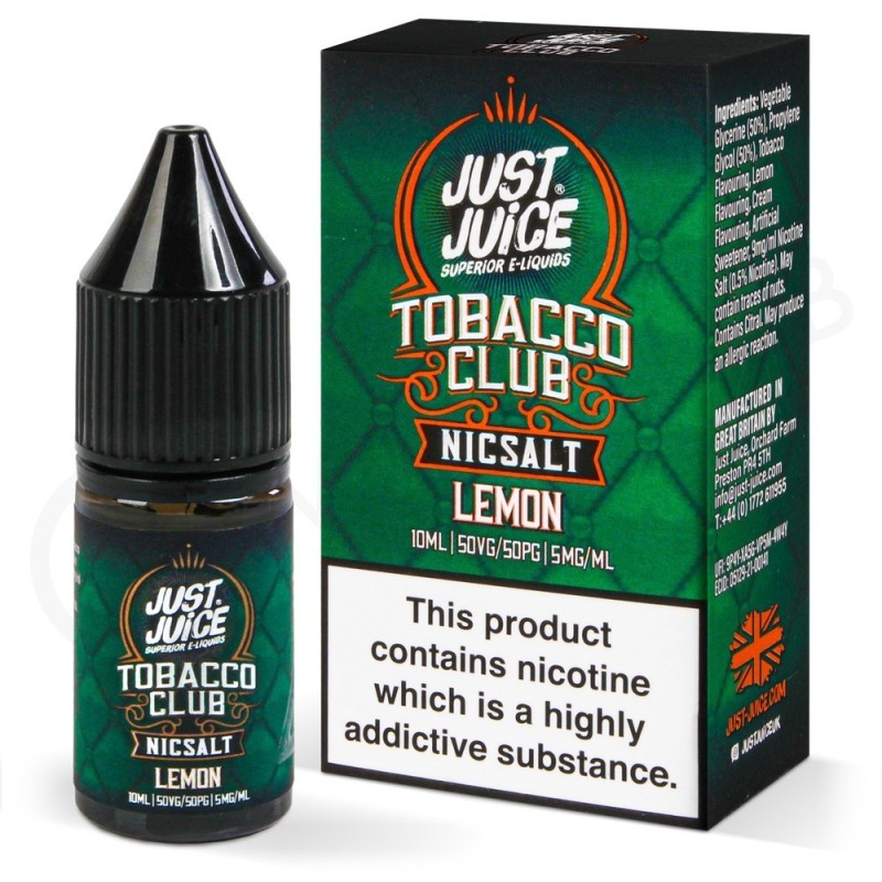 Just Juice Tobacco Club Lemon (Tütün ve Limon) E-Likit - BuharAVM -... Just Juice Tobacco Club Lemon (Tütün ve Limon) E-Likit - BuharAVM -...