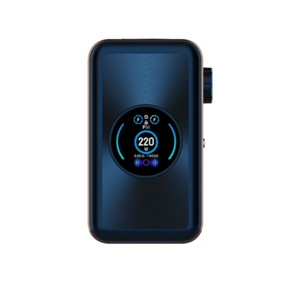 Vaporesso Gen Max Mod mavi, 220W ekranlı, şık elektronik sigara cihazı.