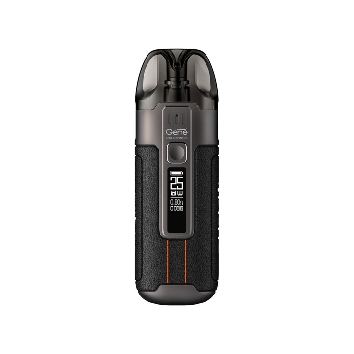 Voopoo Argus Air Pod Mod Siyah Gri Deri Kaplama Dijital Ekranlı