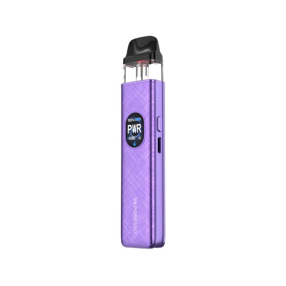 Vaporesso XROS 5 Pod Mod mor renkli, ekranlı elektronik sigara cihazı.