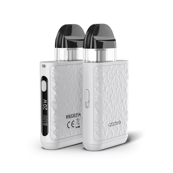 Aspire Minican 4 Plus Pod Mod Beyaz, 20W ekranlı kompakt elektronik sigara