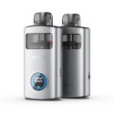 Aspire Avata Pod Mod gümüş renk, dijital ekranlı kompakt elektronik sigara.