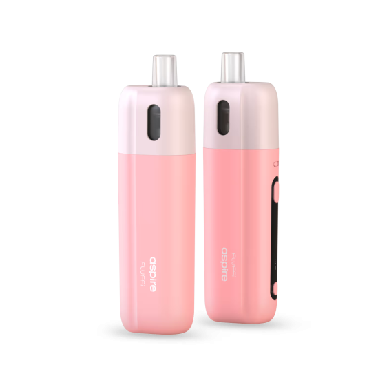 Aspire Fluffi Pod Mod pembe renkli, kompakt ve şık elektronik sigara.