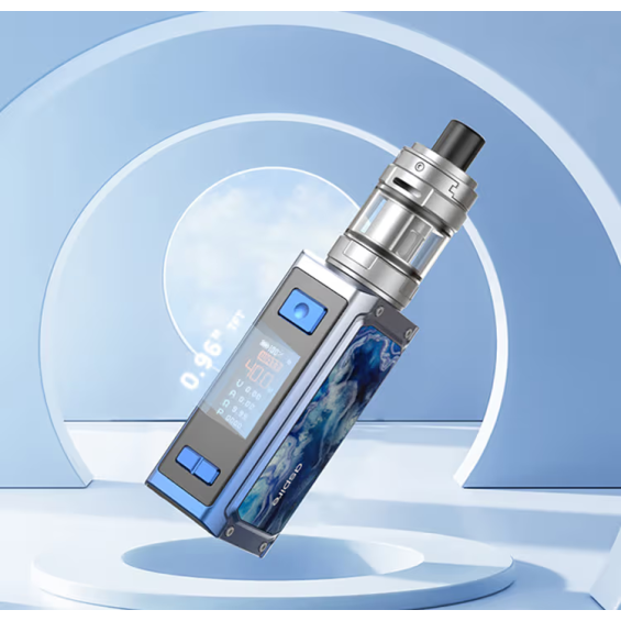 Aspire Rover Plus Pod Mod Gümüş Mavi Resin, 0.96" TFT Ekran