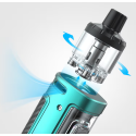 Aspire Veynom EX Pod Mod turkuaz gövde ve hava akışı gösterimi