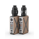 Aspire Revolto Pod Mod çiftli paket, kahverengi ve gümüş renkli, güçlü mod.