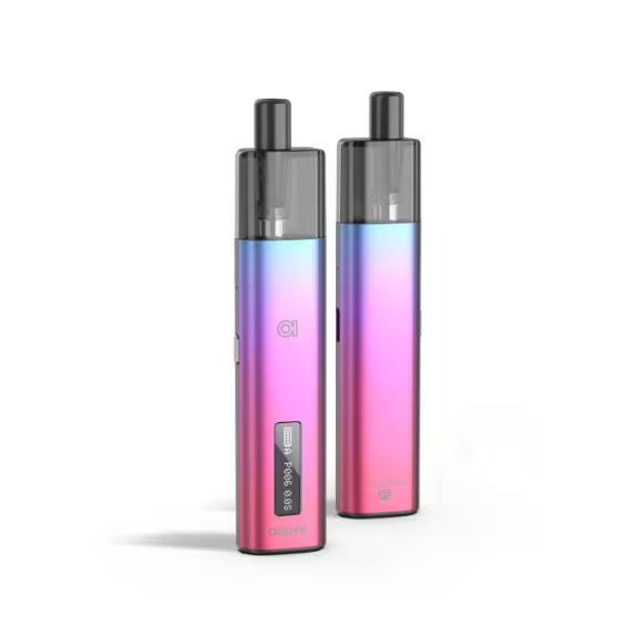 Aspire Vilter S Pod Mod pembe/mor renkli, ekranlı, elektronik sigara ikilisi