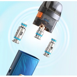 Aspire Flexus Pro Pod Mod Mavi Yedek Coil ve Kartuş Detayları