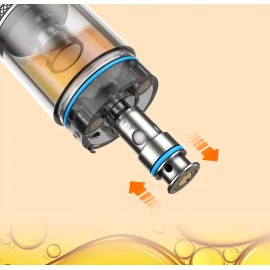 Aspire Flexus AIO Pod Mod coil değişimi gösterimi, metalik bobin.