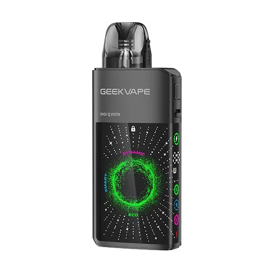 GeekVape Digi Q Vista Pod Mod Siyah, LED Ekranlı Elektronik Sigara