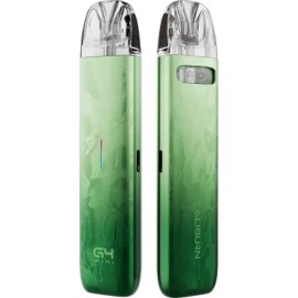 Uwell Caliburn G4 Mini Pod Mod yeşil renkli, kompakt elektronik sigara cihazı.