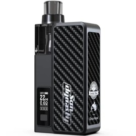 Gerobak Orca San Dynasty Pod Mod Siyah Karbon Fiber Vape