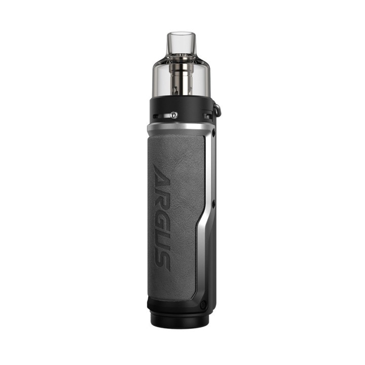 Voopoo Argus X Pod Mod gri renk, deri kaplama, MTL/DL elektronik sigara