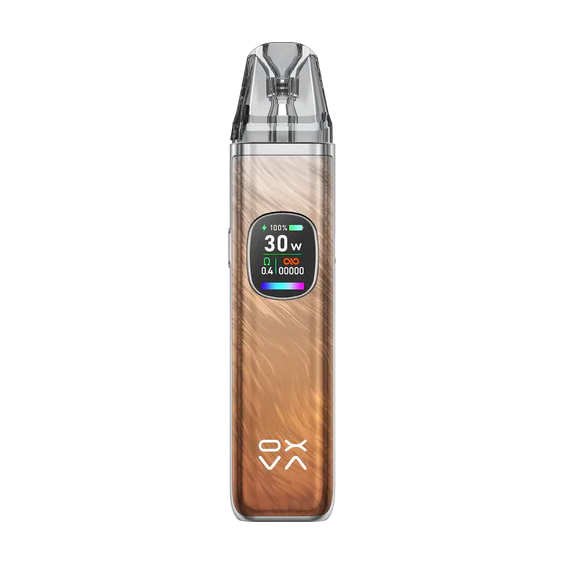 OXVA Xlim Pro 30W Pod Mod kahverengi ahşap desenli elektronik sigara