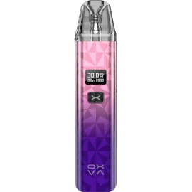 OXVA Xlim Classic Pod Mod pembe mor gradyan desenli dijital ekranlı elektronik sigara.