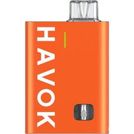 Uwell Havok R Pod Mod turuncu, kompakt elektronik sigara cihazı.