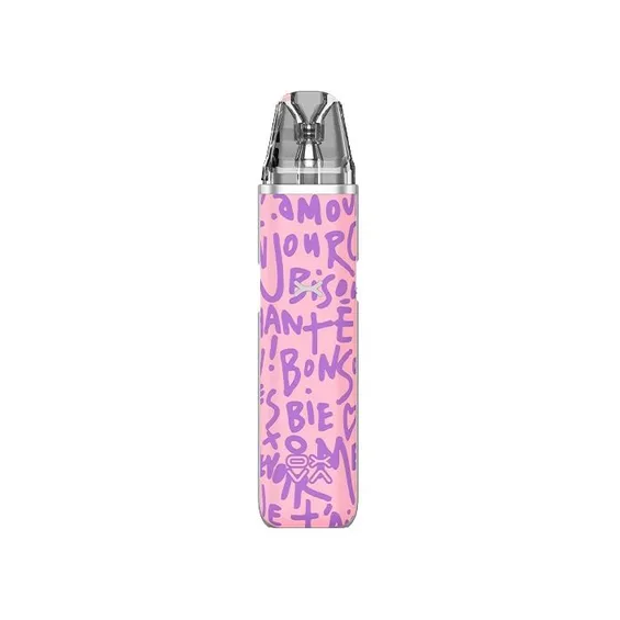 OXVA Xlim Go Pod Mod pembe graffiti desenli elektronik sigara