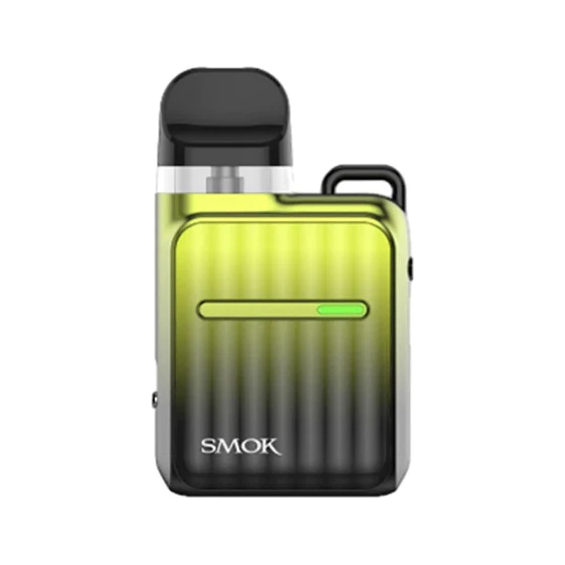 Smok NOVO Master Pod Mod neon yeşil/siyah, taşınabilir elektronik sigara cihazı.