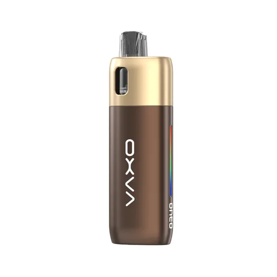 OXVA Oneo Pod Mod kahverengi altın renkli elektronik sigara cihazı