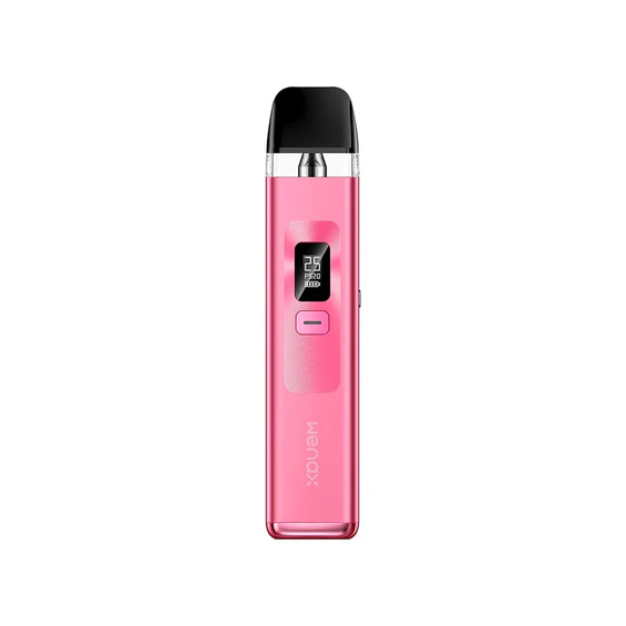 GeekVape Wenax Q Pod Mod pembe renkli, dijital ekranlı elektronik sigara