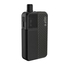 Aspire Flexus Blok Pod Mod Siyah Karbon Fiber Görünümlü Elektronik Sigara