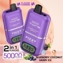 Fizzy Twins 50000 Puffs Mor Kullan At Vape: Blueberry Coconut Grape Ice