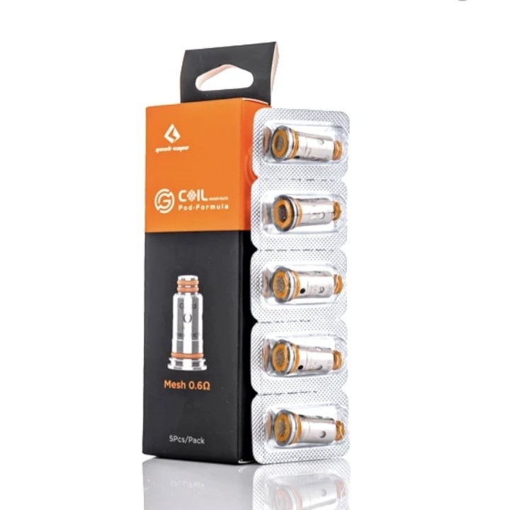 GeekVape P Coil 0.6ohm Mesh yedek kartuş 5'li paket.