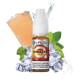 Elfliq Elfbull Ice Salt Likit 10ml, Buzlu Enerji İçeceği Aromalı Likit