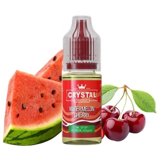 Crystal V2 Watermelon Cherry Salt Likit Şişesi Karpuzlu ve Kirazlı Görsel
