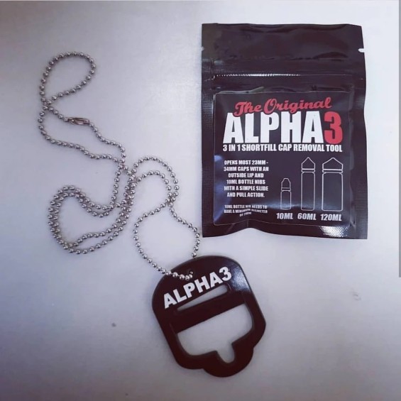 Alpha - 3’ü 1 Arada Shortfill Şişe Kapağı Açma Aparatı
