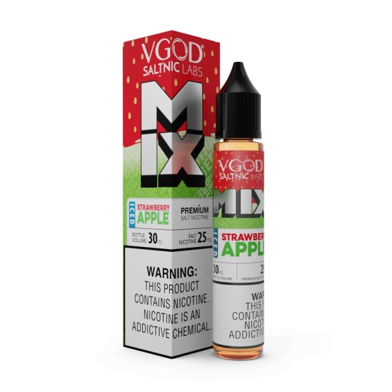 Vgod Mix Iced Strawberry Apple Salt Likit | Vgod Vgod Likit