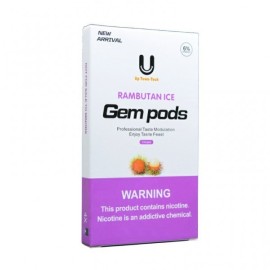Juul UPT Gem Pods Rambutan Ice kartuş paketi, 6% nikotinli
