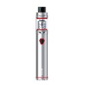 Smok Stick P25 Pod Mod gümüş renkli, kırmızı detaylı, kalem tipi elektronik sigara.