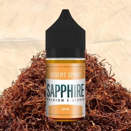 Sapphire Desert Spirit salt likit, tütün aromalı premium e-liquid 30 ml.