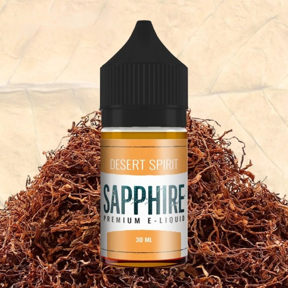 Sapphire Desert Spirit Premium E-Likit 30 ml Tütün aromalı.