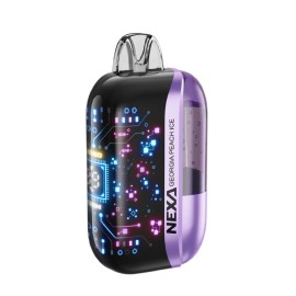 NEXA Ultra 50K Georgia Peach Ice Kullan At, Siyah/Mor LED Ekranlı