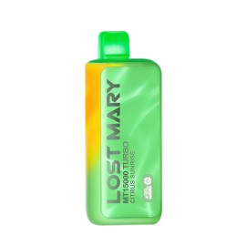 Lost Mary MT15000 Turbo Kullan At Vape Citrus Sunrise Yeşil-Sarı
