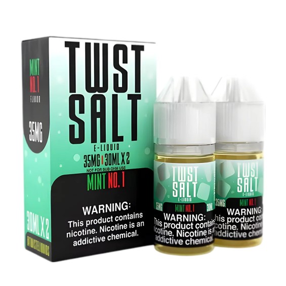 Twist Salt Likit Mint No.1 35MG 30MLx2 kutu ve şişe seti