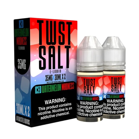 Twist Salt Likit Iced Watermelon Madness 35MG Salt E-Liquid 2x30ml