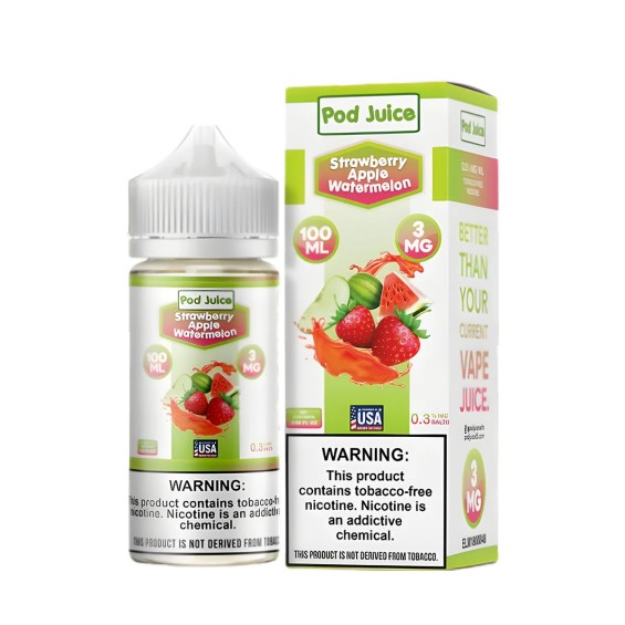 Pod Juice Strawberry Apple Watermelon E Likit | Pod Juice Pod