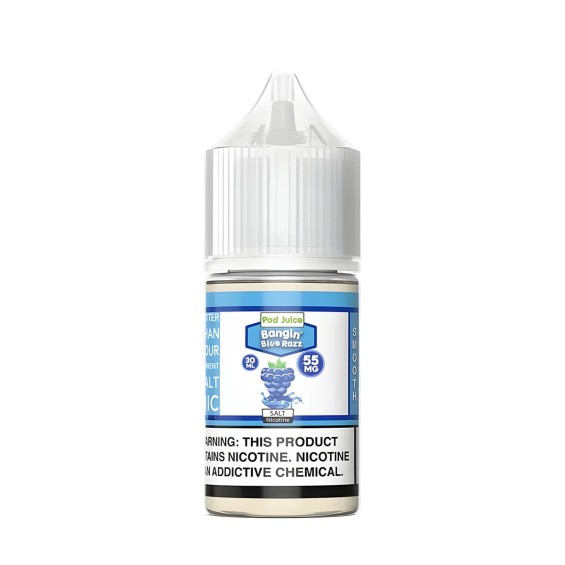 Pod Juice Bangin Blue Razz Salt Likit | Pod Juice Pod Juice