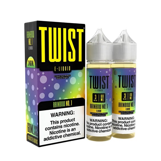 Twist Rainbow No.1 E Likit 60ml (2'li Paket) Nikotinli.