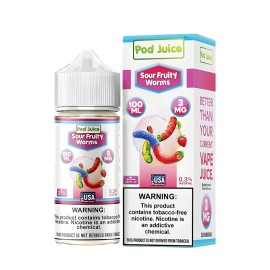 Pod Juice Freeze Fruity Worms E Likit | Pod Juice Pod Juice