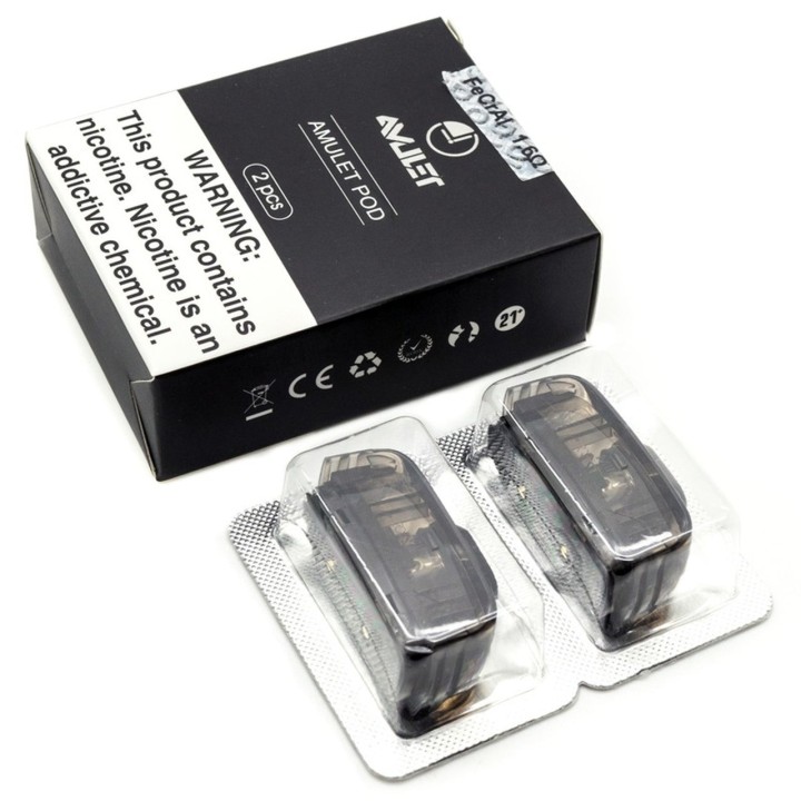 Uwell Amulet Pod Kartuş 2'li Paket Siyah, FeCrAl 1.6ohm