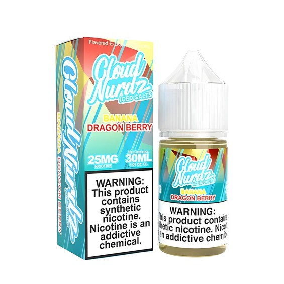 Cloud Nurdz Banana Dragon Berry Iced Salt Likit | Cloud Nurdz