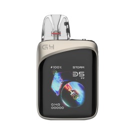 Uwell Caliburn G4 Pro Koko Pod Mod Gümüş renkli, dijital ekranlı elektronik sigara