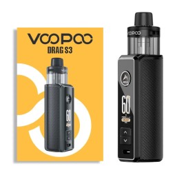 Voopoo Drag S3 Pod Mod⤑Spray Black (Sisli Siyah)