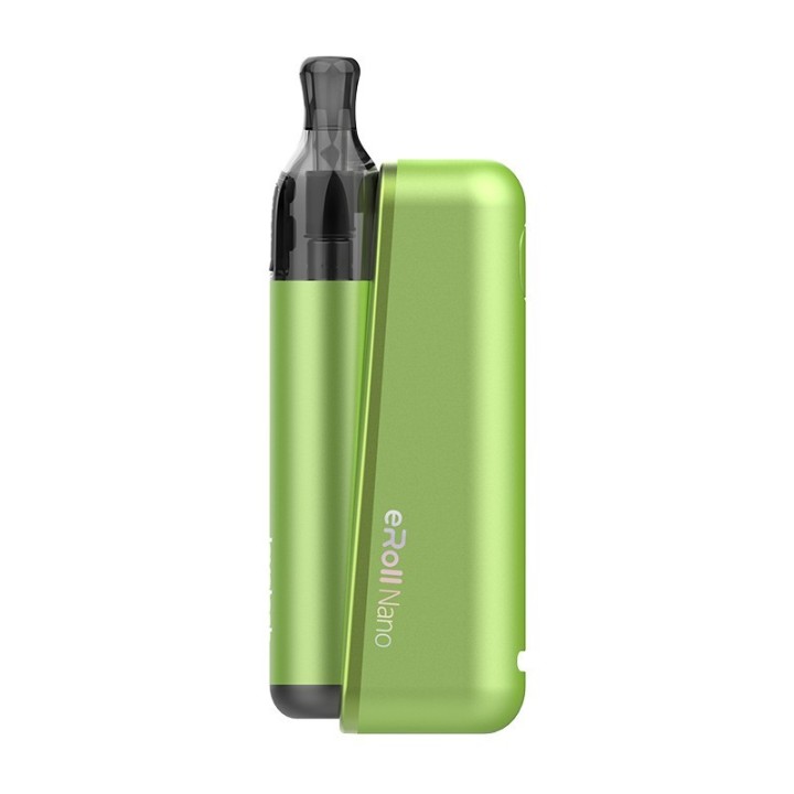 Joyetech eRoll Nano Pod Mod yeşil renkli, kompakt elektronik sigara cihazı.