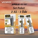 Voopoo Argus G2 Mini Set Paket 2 Al 1 Öde Gri Elektronik Sigara